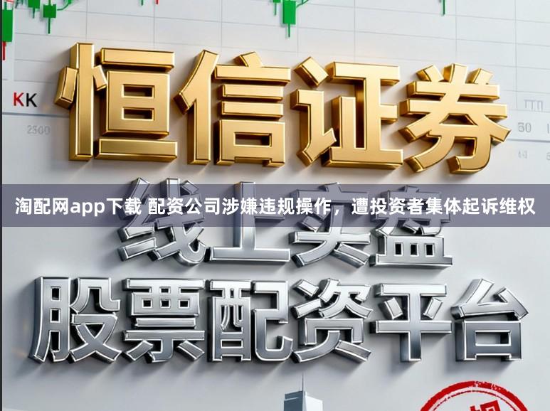 淘配网app下载 配资公司涉嫌违规操作，遭投资者集体起诉维权