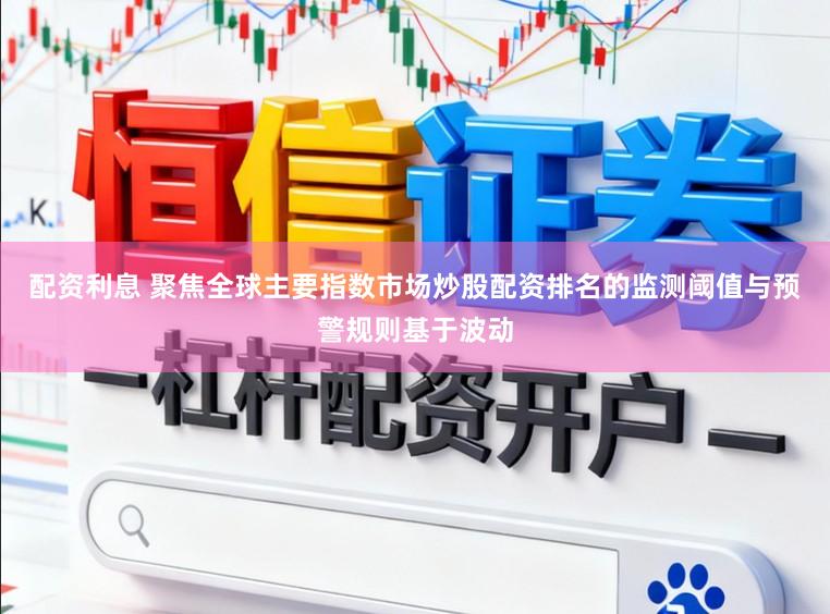 配资利息 聚焦全球主要指数市场炒股配资排名的监测阈值与预警规则基于波动