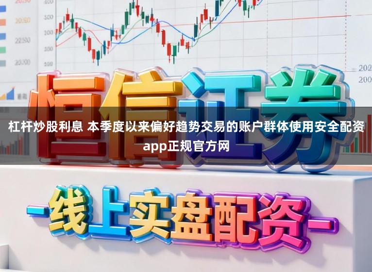 杠杆炒股利息 本季度以来偏好趋势交易的账户群体使用安全配资app正规官方网